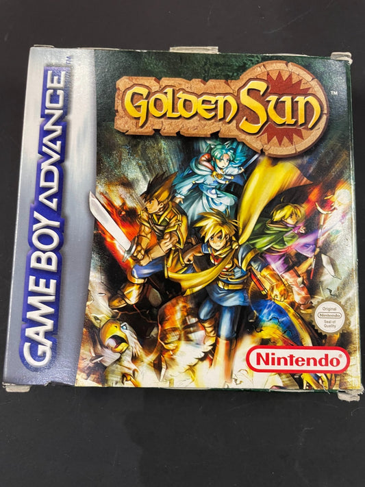 Golden Sun - Nintendo Game Boy Advance -Complete w/Manual