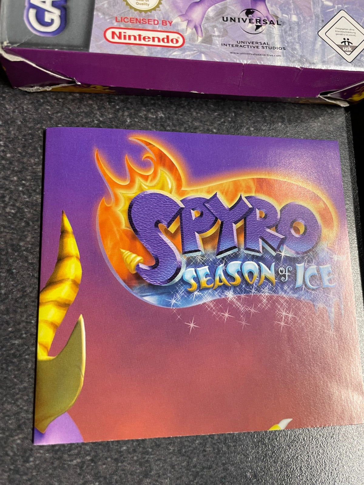 Spyro: Season of Ice - Nintendo GameBoy Advance - Boxed with Manual & Poster