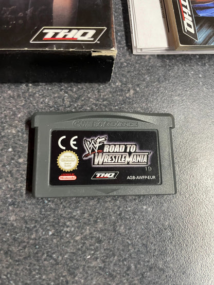 WWF Road To Wrestle Mainia - Nintendo GameBoy Advance - Boxed with Manual VGC