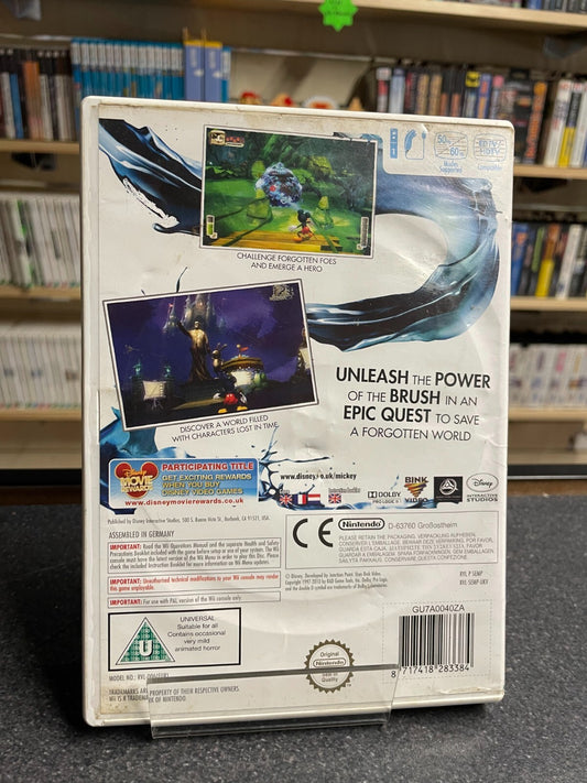 Disney Epic Mickey - Nintendo Wii - Complete with Manual