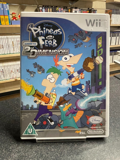 Phineas and Ferb Across The 2nd Dimension - Nintendo Wii - Boxed