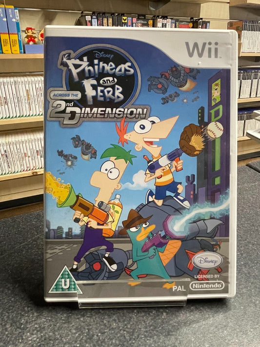 Phineas and Ferb Across The 2nd Dimension - Nintendo Wii - Boxed
