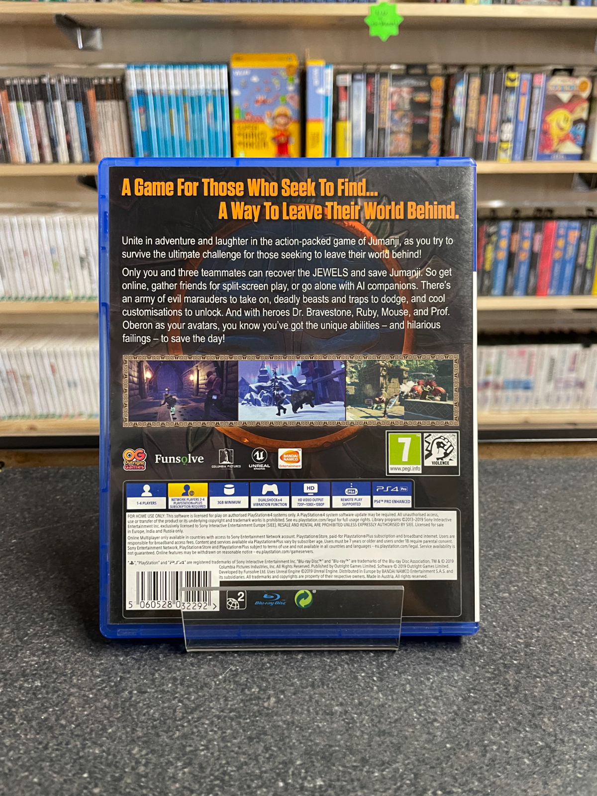 Jumanji: The Video Game - PlayStation 4 PS4 - Boxed