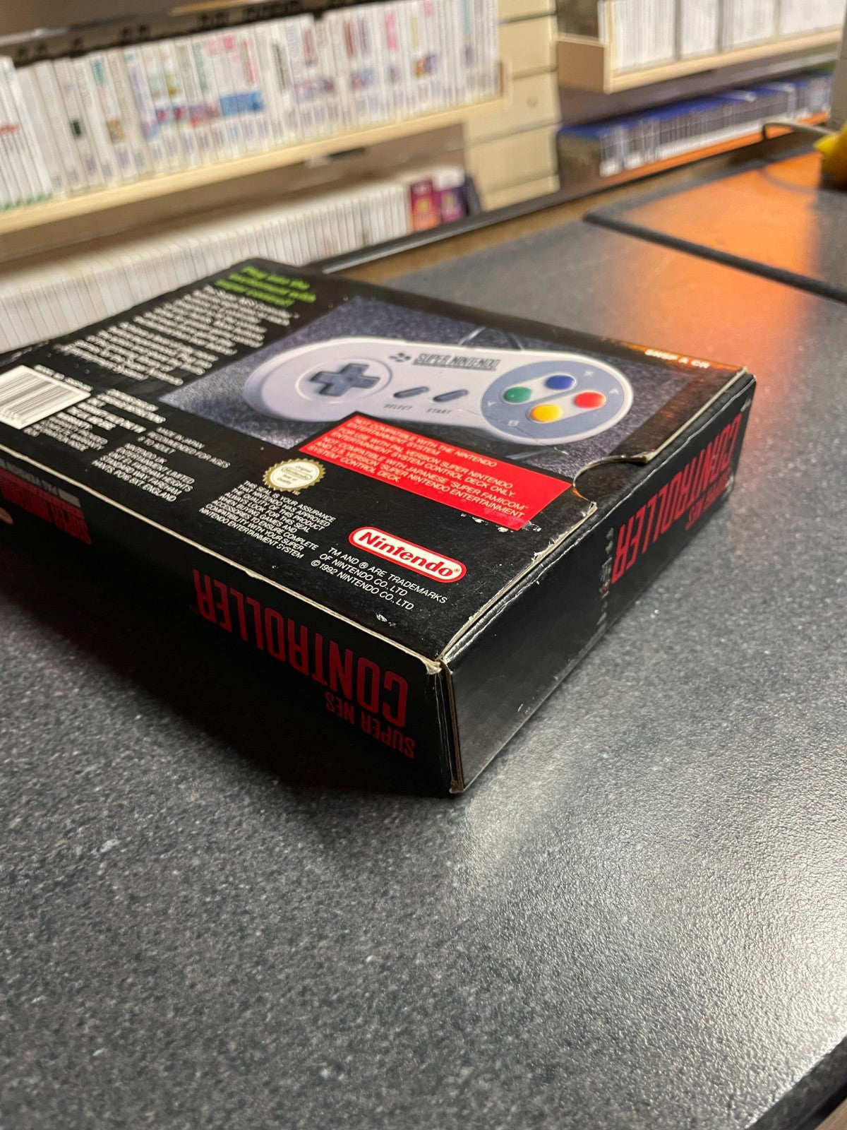 Super Nes Controller - Nintendo SNES - Boxed with Manuals VGC