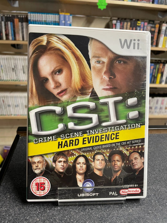 CSI: Crime Scene Investigation Hard Evidence - Nintendo Wii - Complete w/Manual
