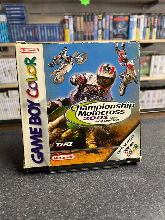 Championship Motocross 2001 - Nintendo Game Boy Color - Complete with Manual