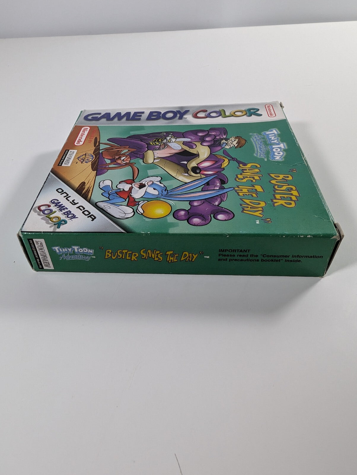 Tiny Toons Adventures - Buster Saves The Day - Nintendo Gameboy Colour - Boxed