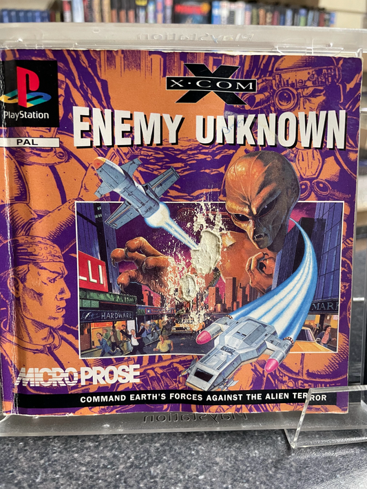 XCOM: Enemy Unknown - Sony Play station 1 PS1 - Complete with Manual