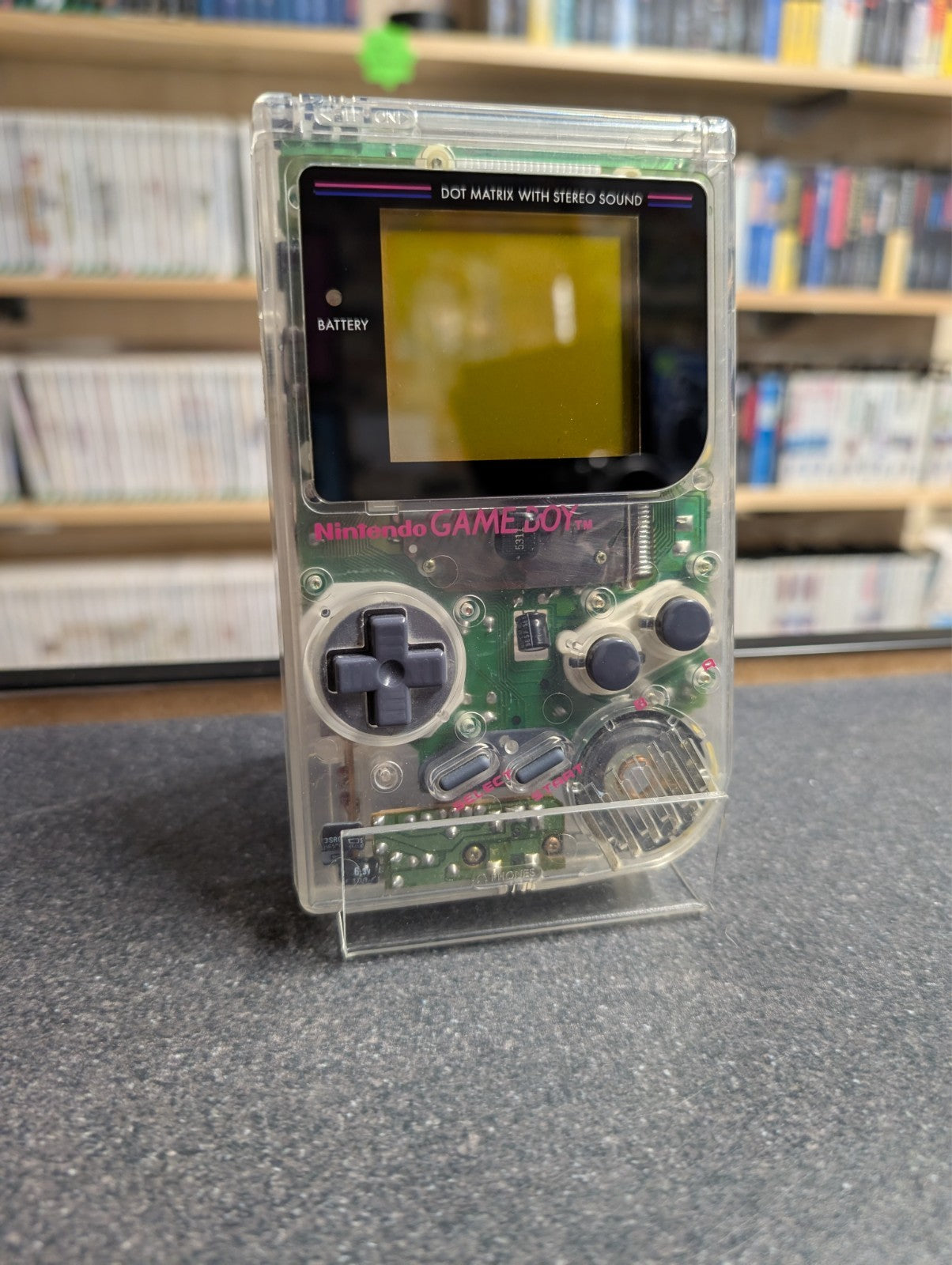 Nintendo Gameboy DMG Original - Clear - Tested Good Condition