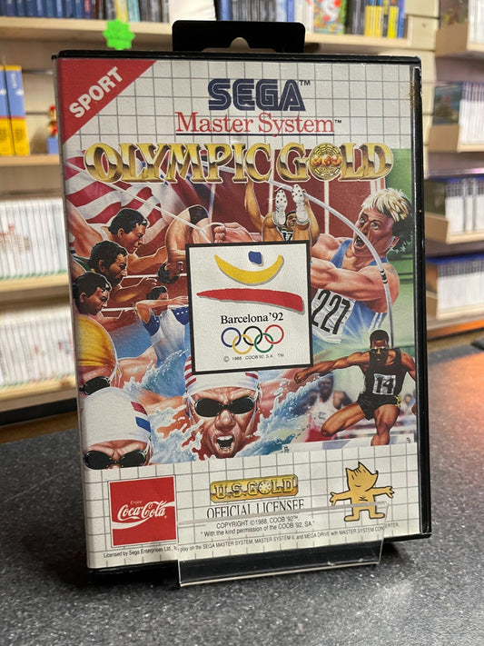 Olympic Gold: Barcelona '92 - Sega Master System - Boxed with Manual