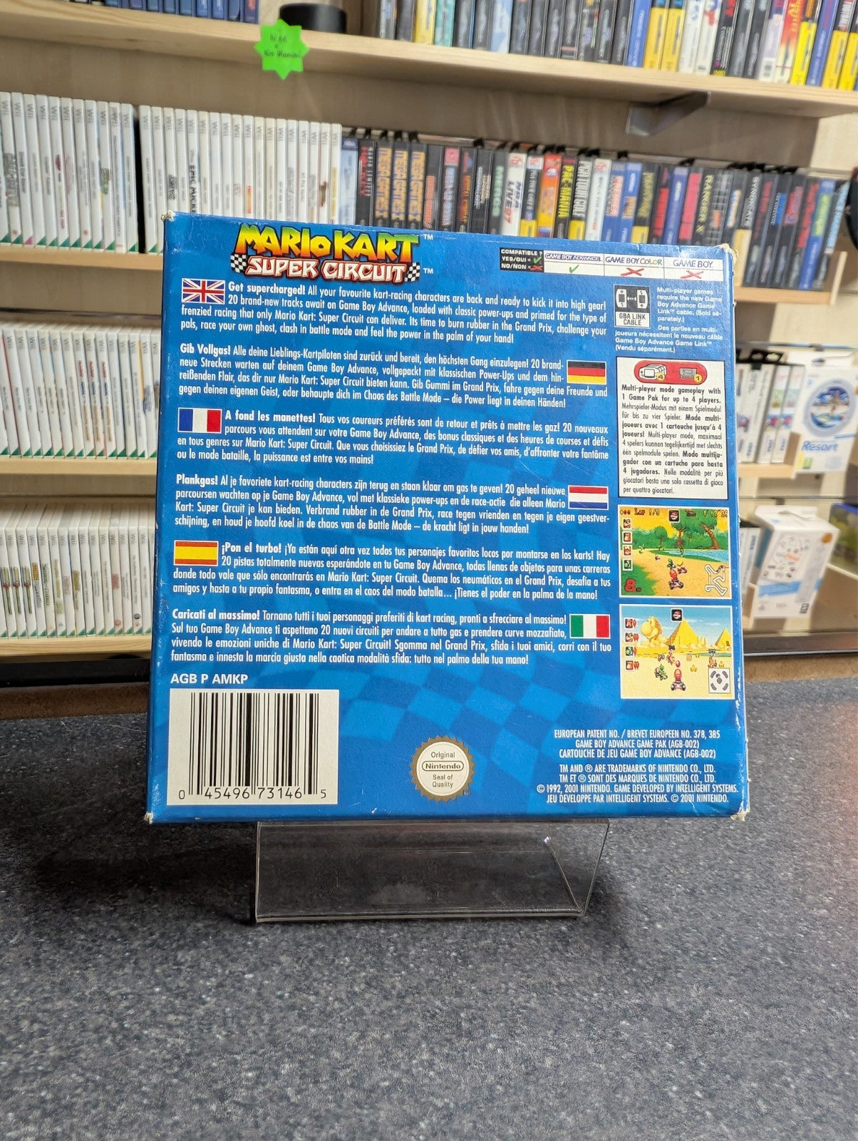 Mario Kart Super Circuit - Nintendo Gameboy Advance GBA - Boxed CIB