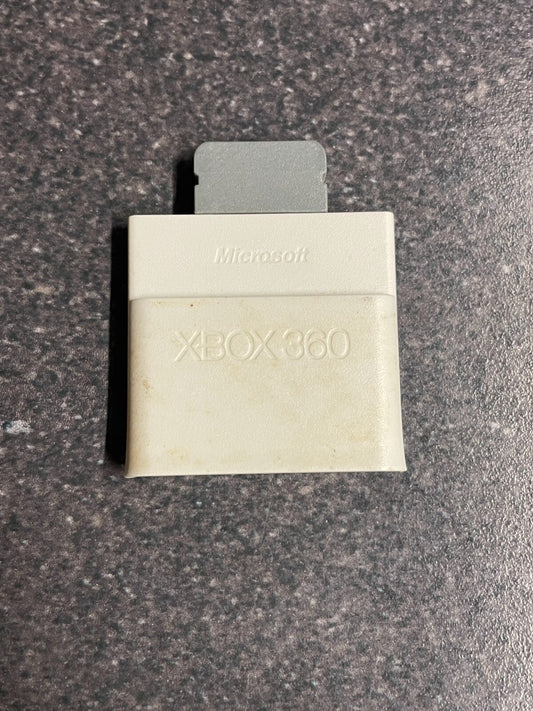 Official Microsoft XBOX 360 Memory Unit - White- XBOX 360