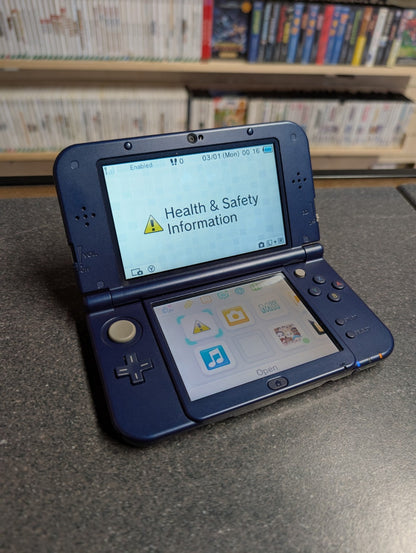 New Nintendo 3DS XL - Metallic blue - Tested