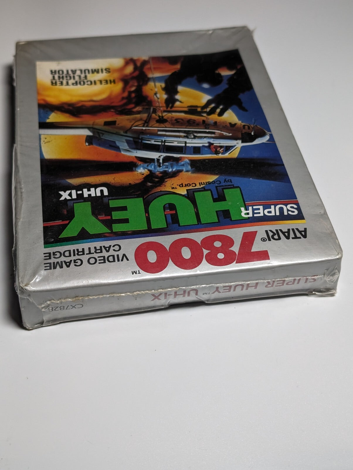 Super Huey UH-IX - Atari 7800 - Boxed Partially Sealed