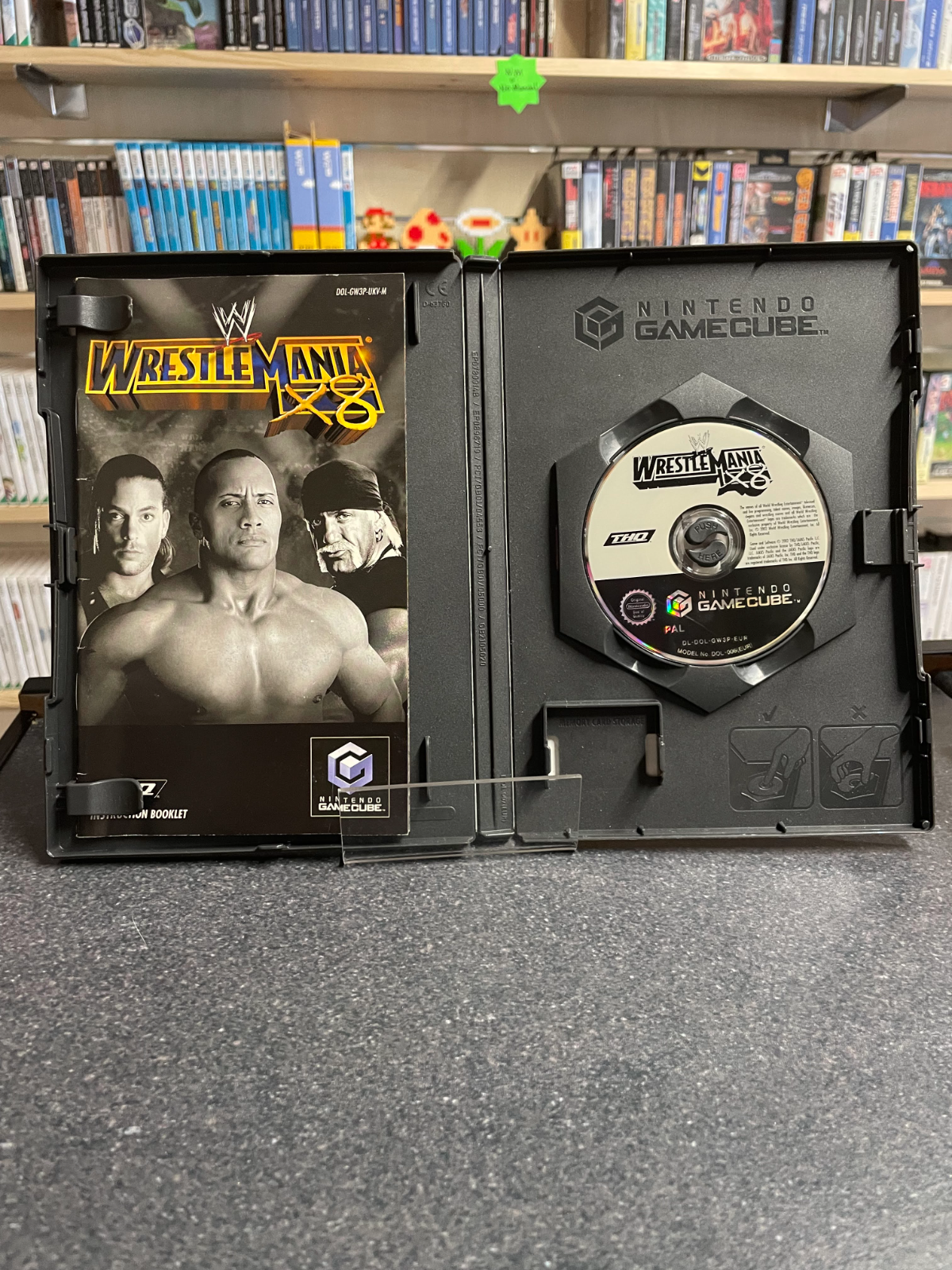 Wrestle Mania X8 - Nintendo GameCube - Complete with Manual
