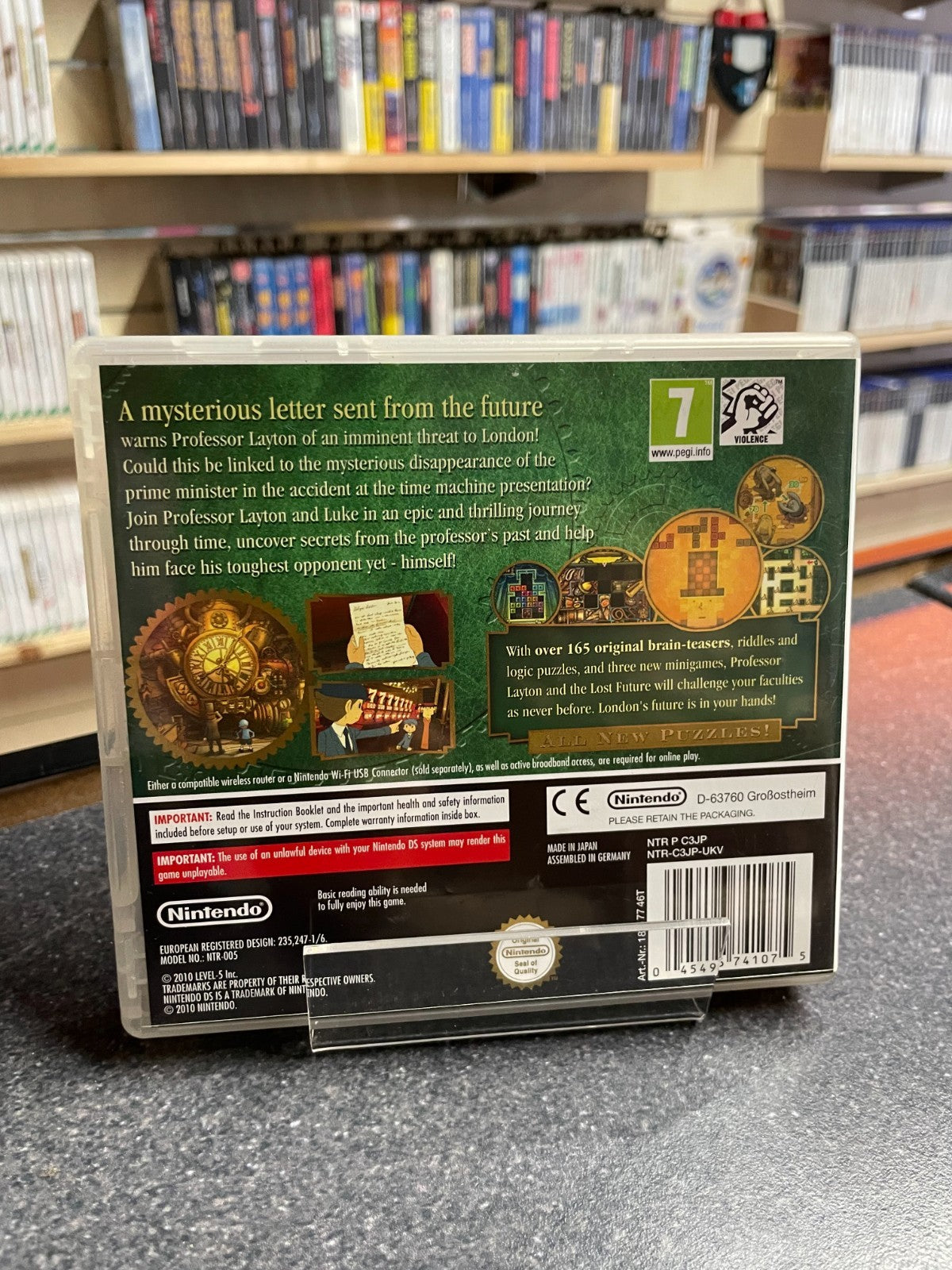 Professor Layton and the Lost Future - Nintendo DS - Boxed with Manual