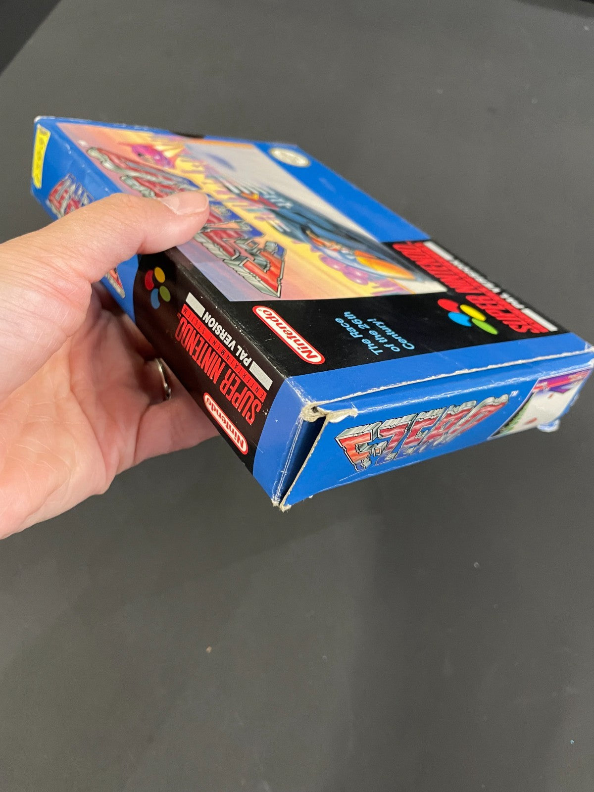 F-Zero - Nintendo SNES  - Boxed with Manual