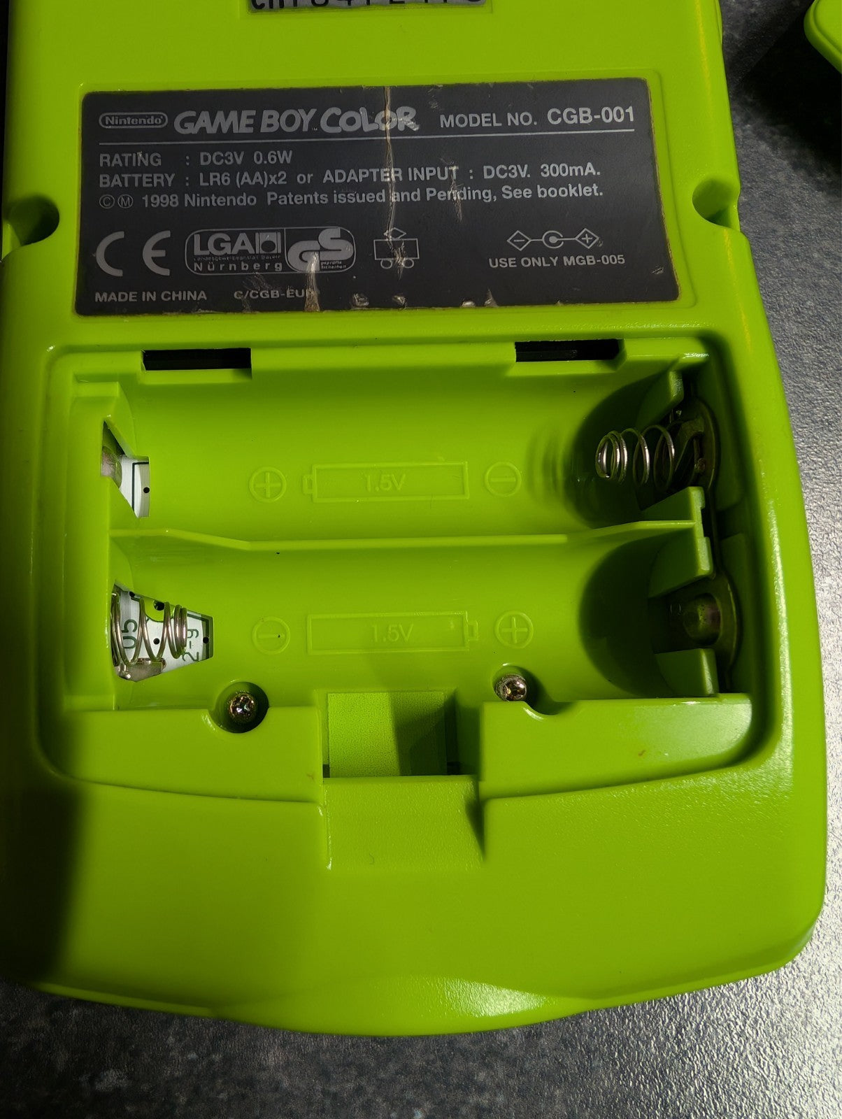 Nintendo Gameboy Color - Lime Green - Boxed