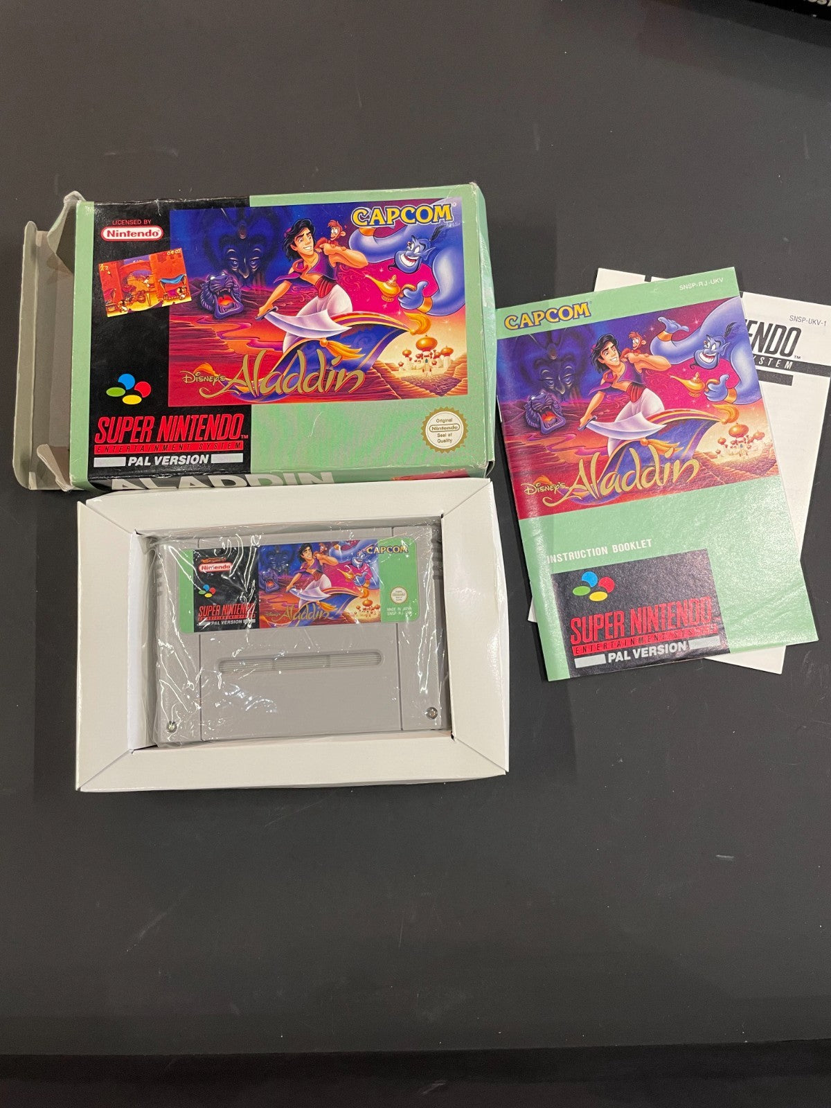 Disney's Aladdin - Nintendo SNES - Boxed & Complete