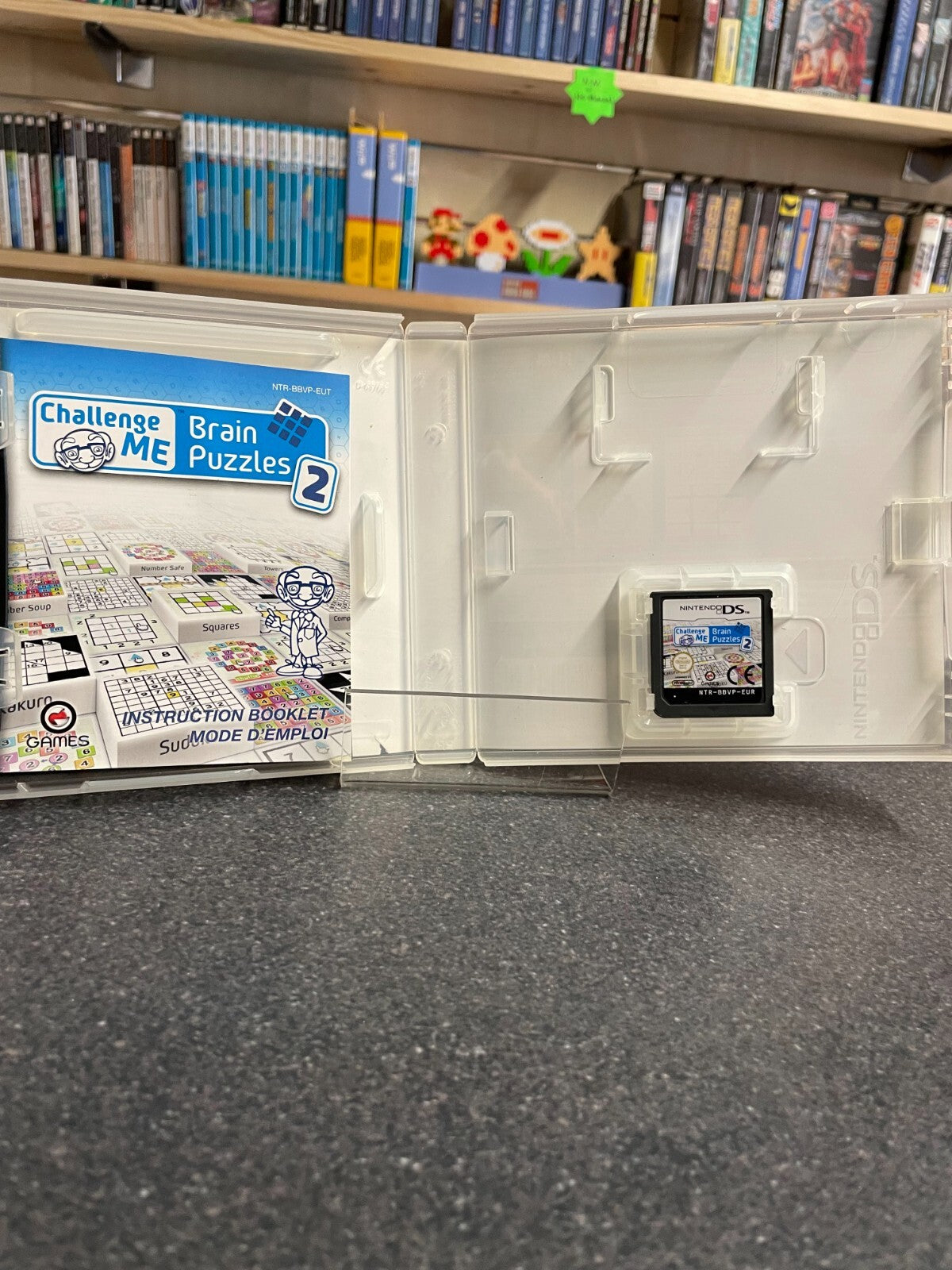 Challenge Me: Brain Puzzles 2 - Nintendo DS - Compete with Manual