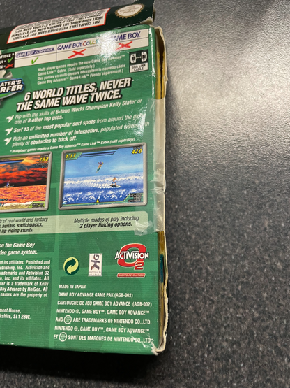 Kelly Slater Pro Surfer - Nintendo GameBoy Advance - Boxed with No Manual