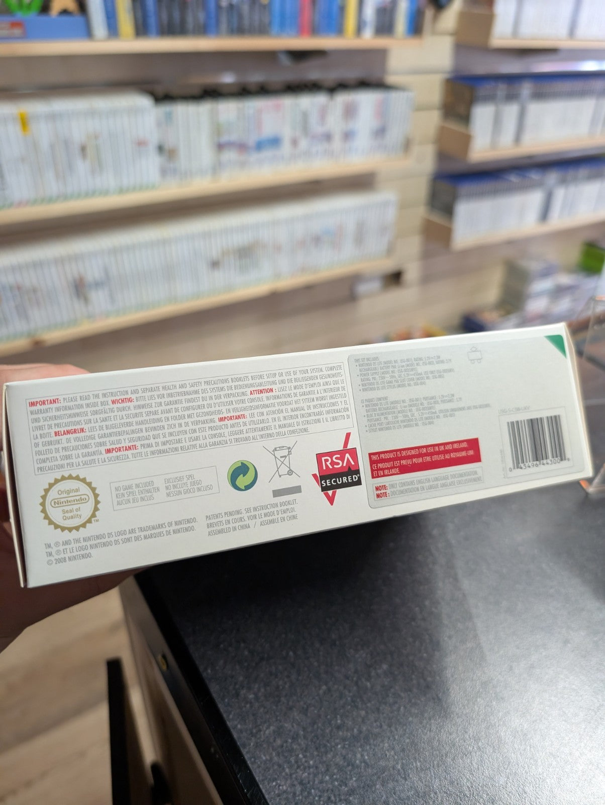 Nintendo DS Lite - Blue -  Cooking Guide Starter Pack - Boxed