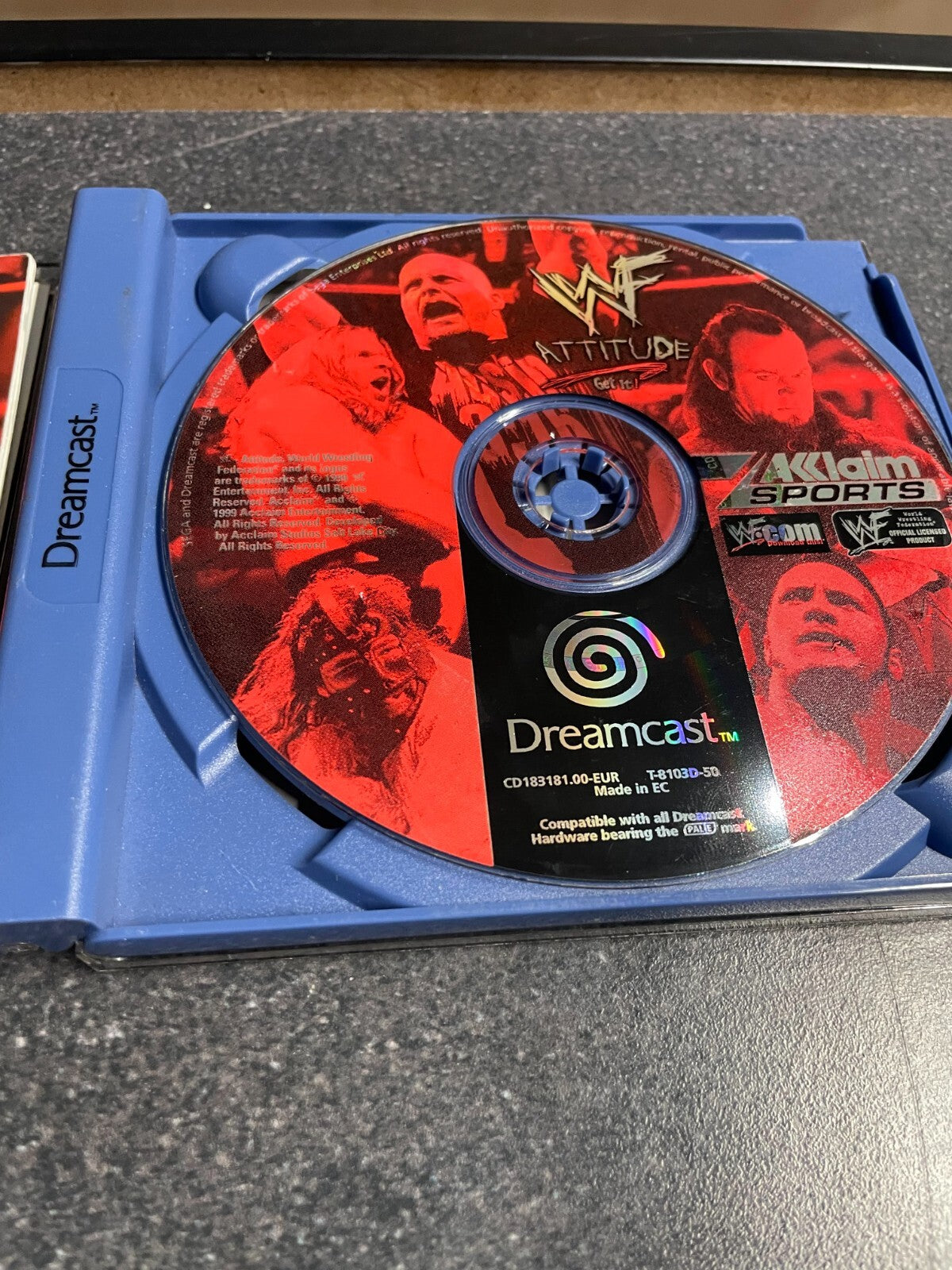 WF Attitude: Get It - SEGA Dreamcast - Complete with Manual