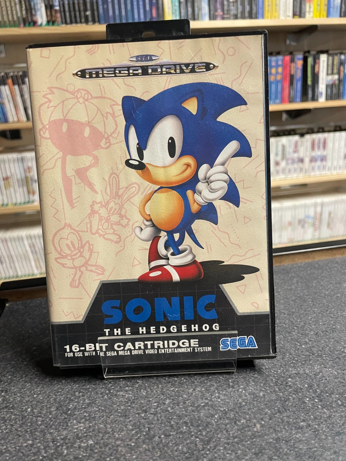 Sonic The Hedgehog - Sega Mega Drive - Boxed with Manual VGC