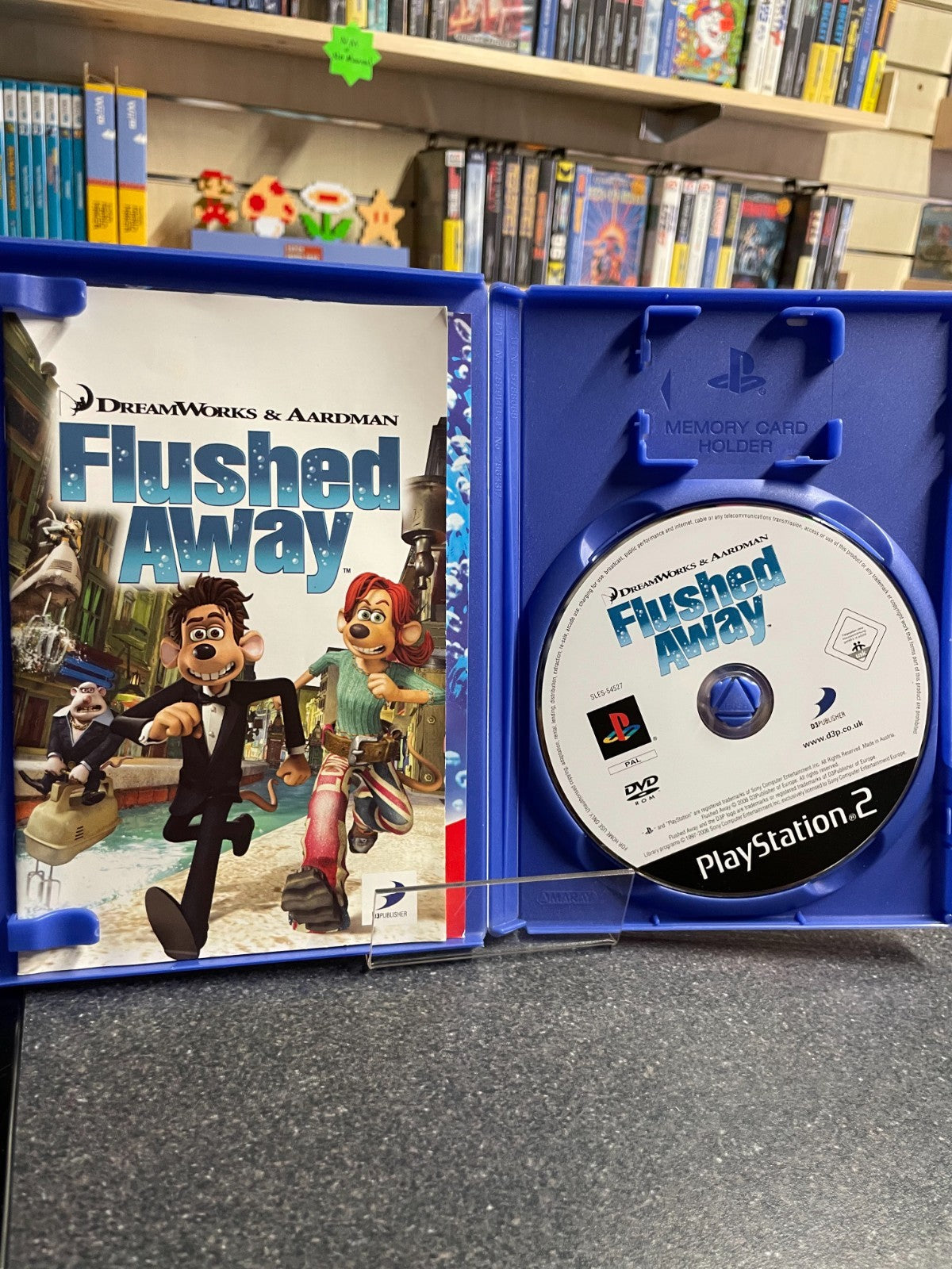 Dreamworks Flushed Away - Sony Playstation 2 PS2 - Boxed w/Manual