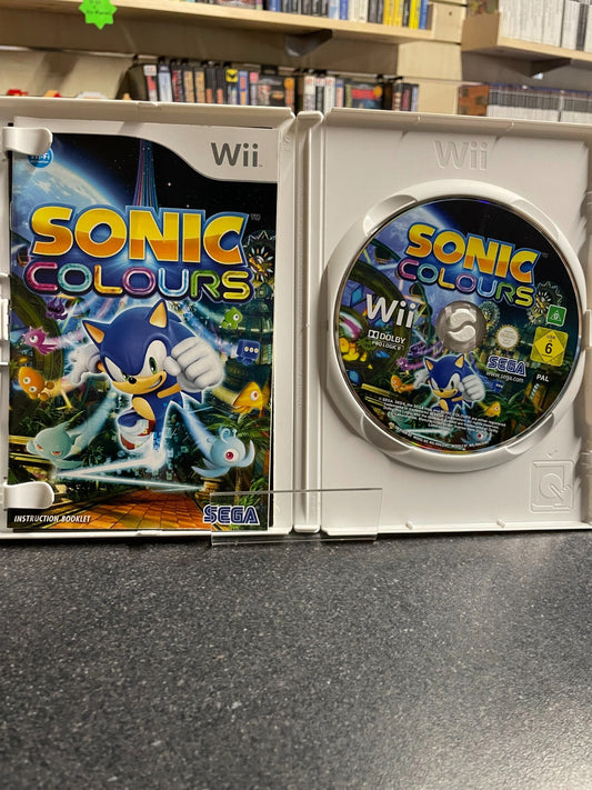 Sonic Colours - Nintendo Wii  - Boxed with Manual