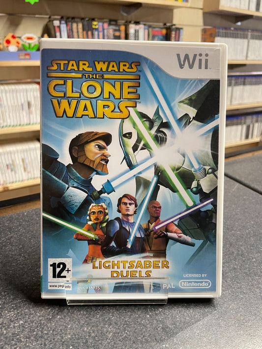 Star Wars the Clone Wars - Nintendo Wii  - Boxed with Manual