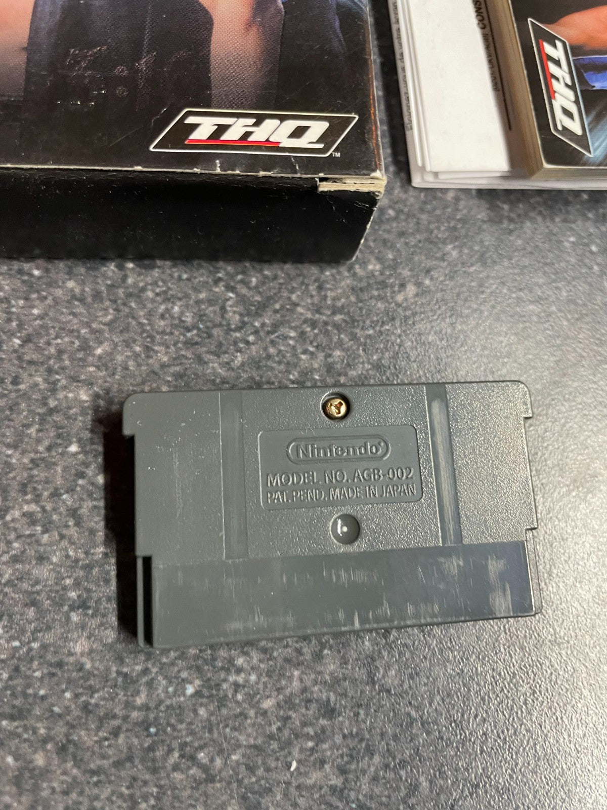 WWF Road To Wrestle Mainia - Nintendo GameBoy Advance - Boxed with Manual VGC