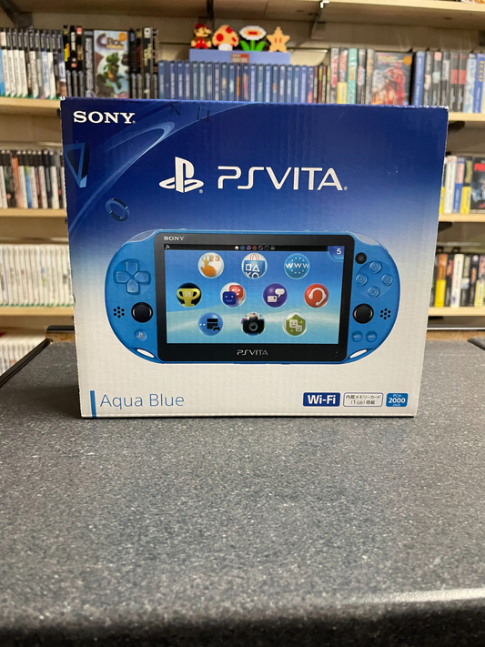 Sony - PSVITA - Aqua Blue -  Boxed & Complete