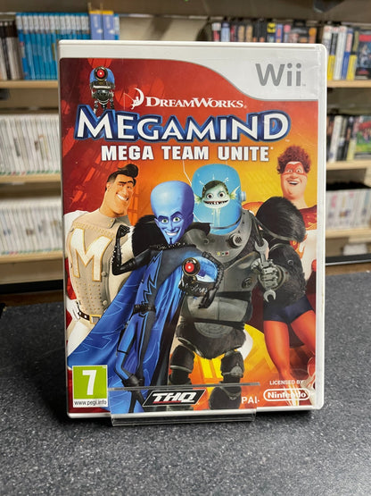 DreamWorks Megamind: Mega Team Unite - Nintendo Wii - Boxed with Manual