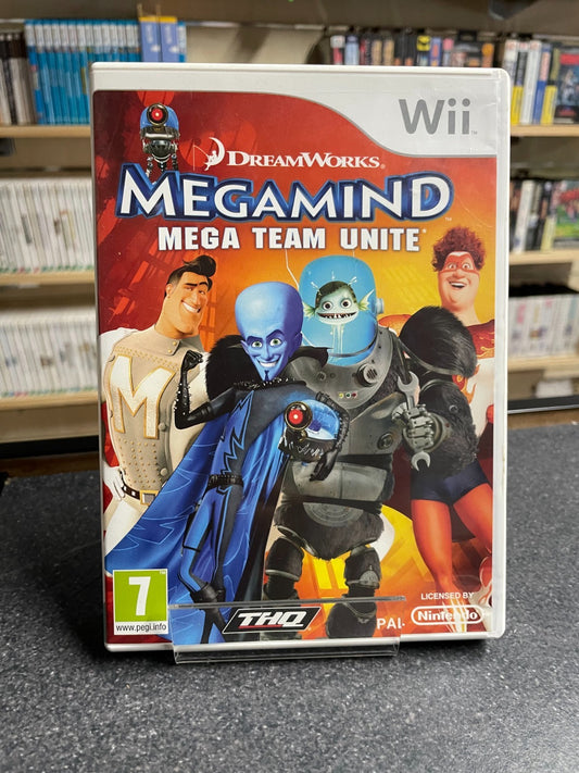 DreamWorks Megamind: Mega Team Unite - Nintendo Wii - Boxed with Manual