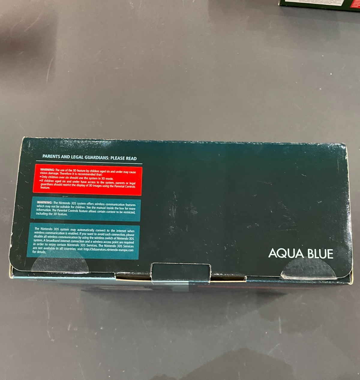 Aqua Nintendo 3DS - Nintendo 3DS- Complete in Box VGC