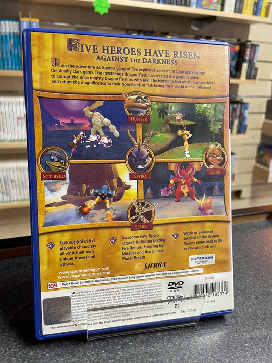 Spyro A Hero's Tale - Sony Playstation 2 PS2 - Boxed w/Manual