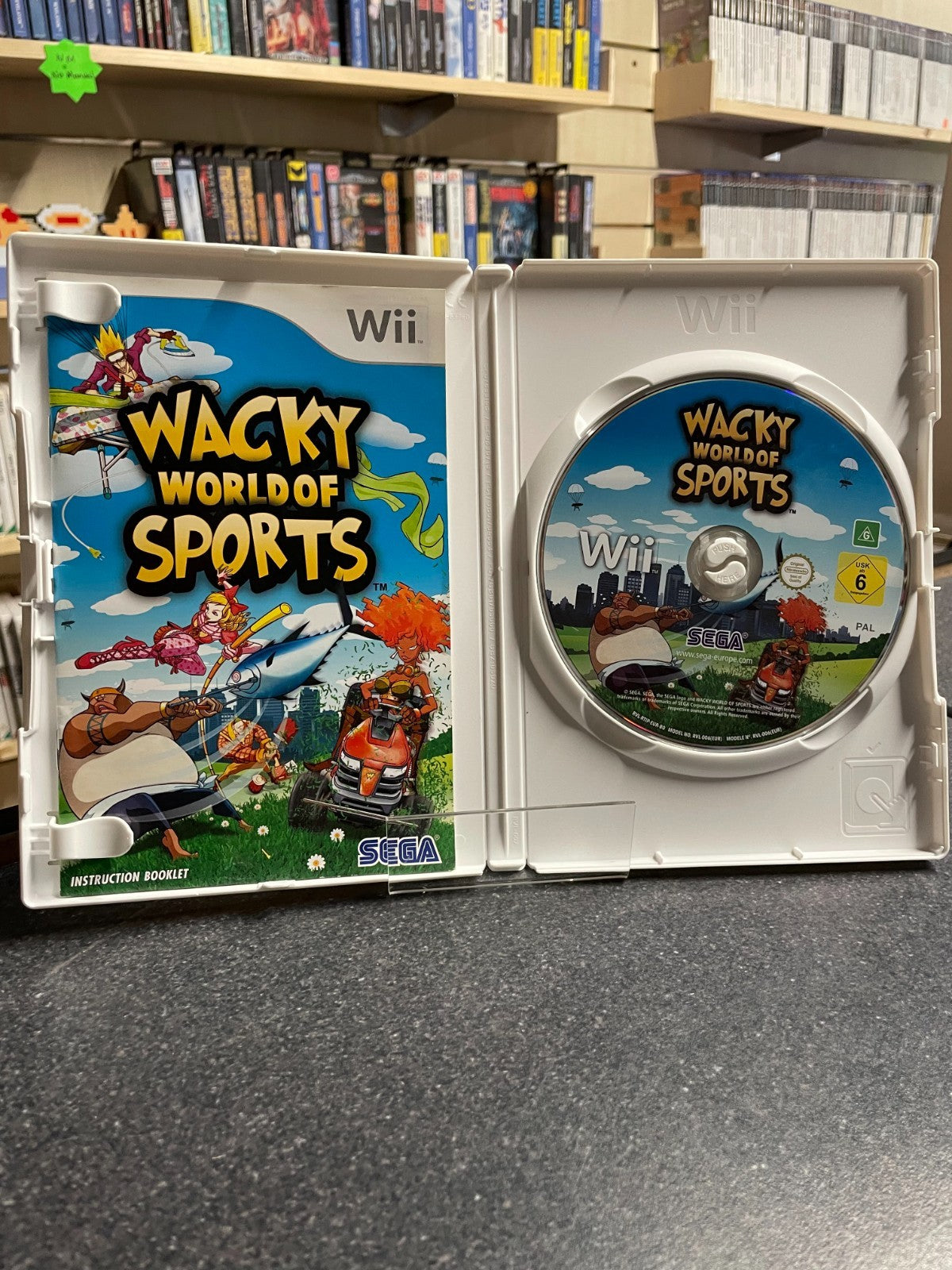 Wacky World of Sports - Nintendo Wii  - Boxed with Manual