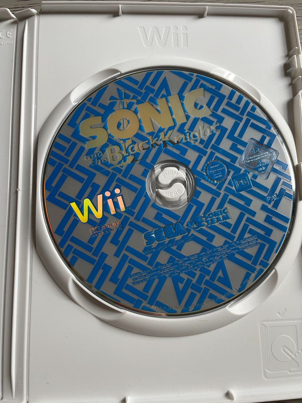 Sonic and the Black Knight - Nintendo Wii - Complete with Manual