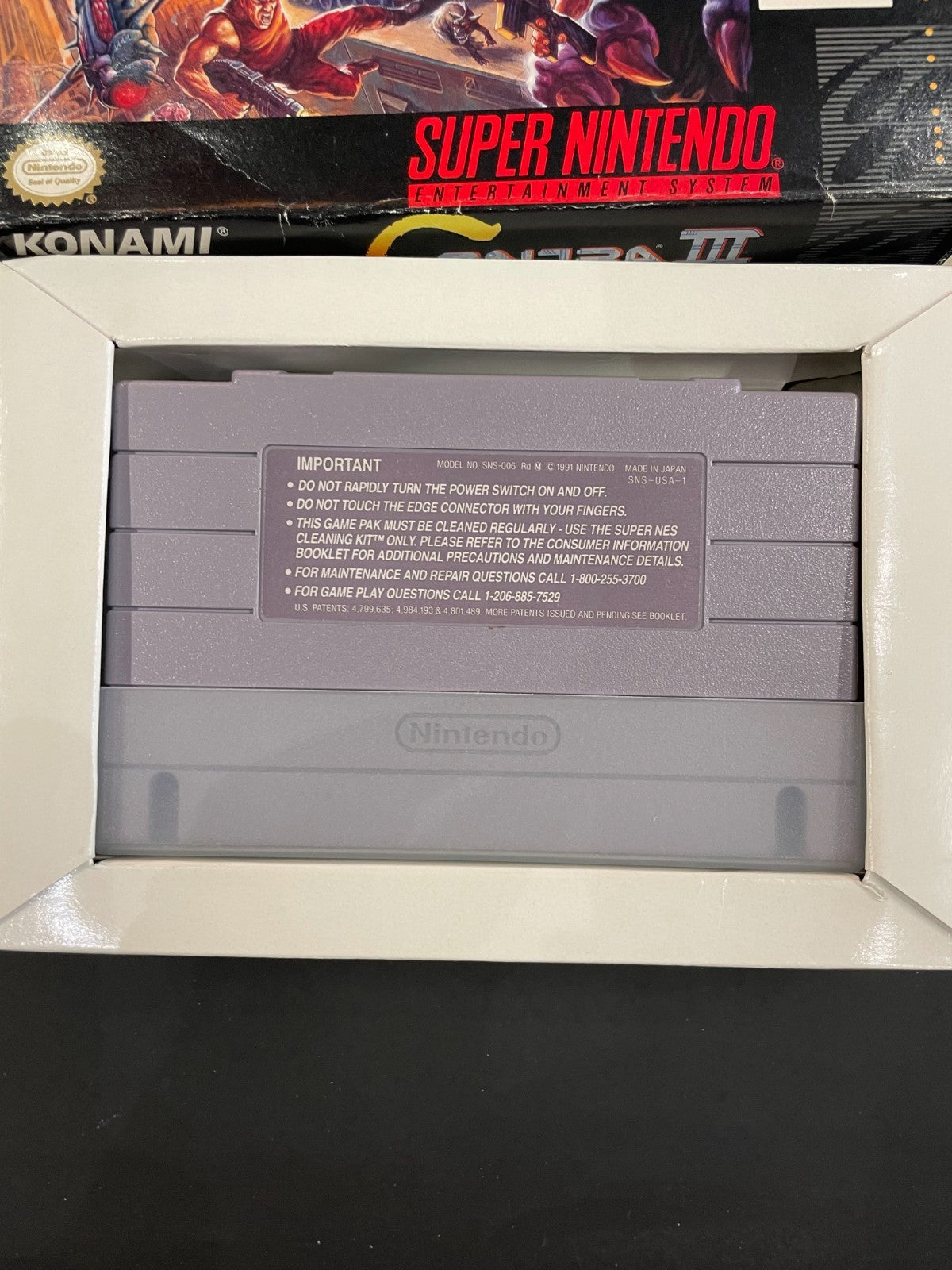 Contra III 3: The Alien Wars - Nintendo SNES - Boxed & Complete - USA