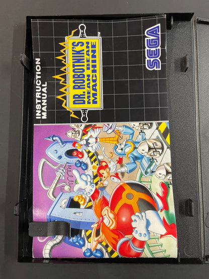 Dr. Robotnik's  Mean Bean Machine - SEGA Mega Drive  - Boxed with Manual