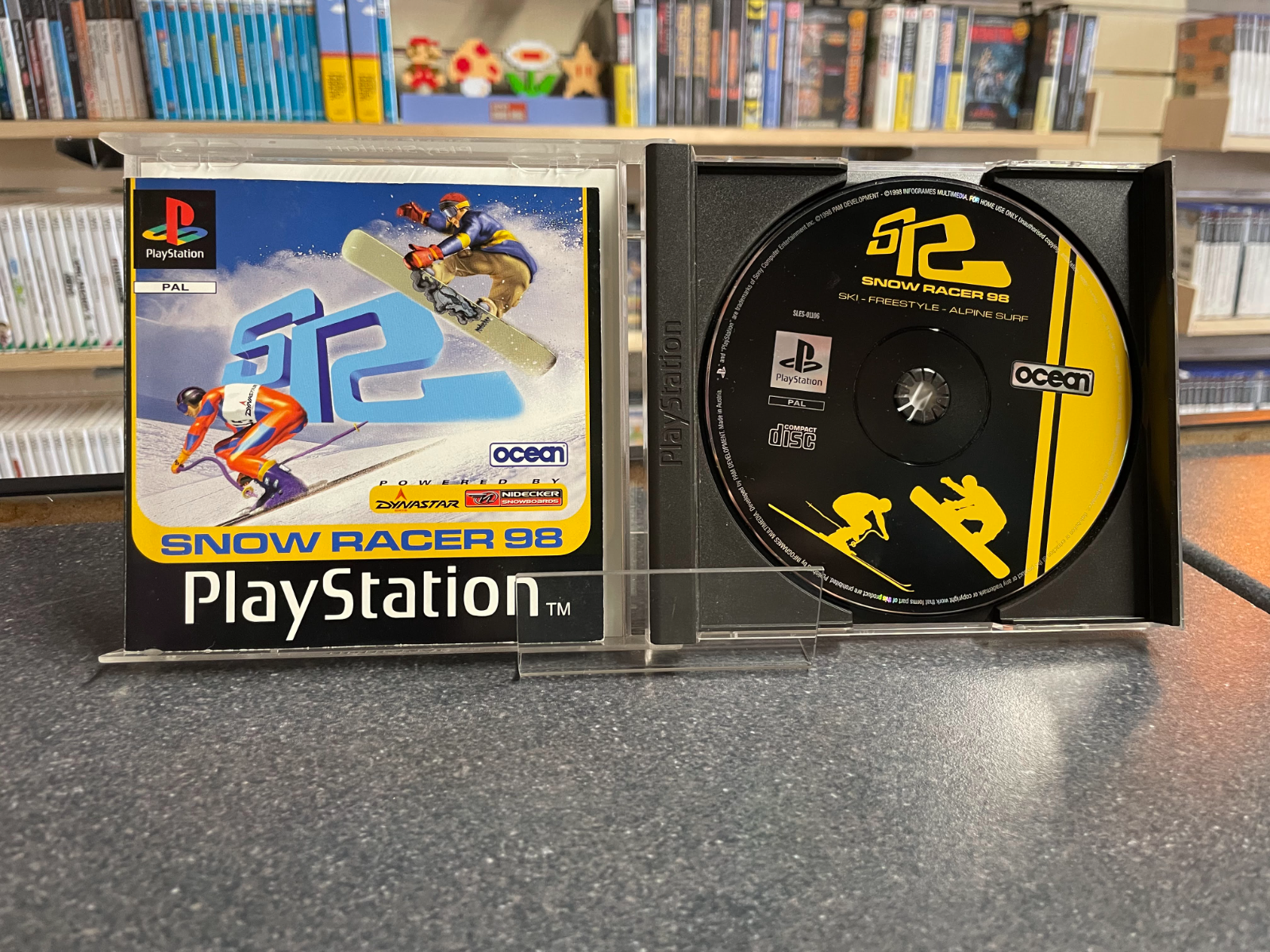Snow Racer 98 - Sony Play station 1 PS1 - Complete with Manual