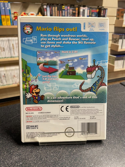 Super Paper Mario - Nintendo Wii  - Boxed with Manual