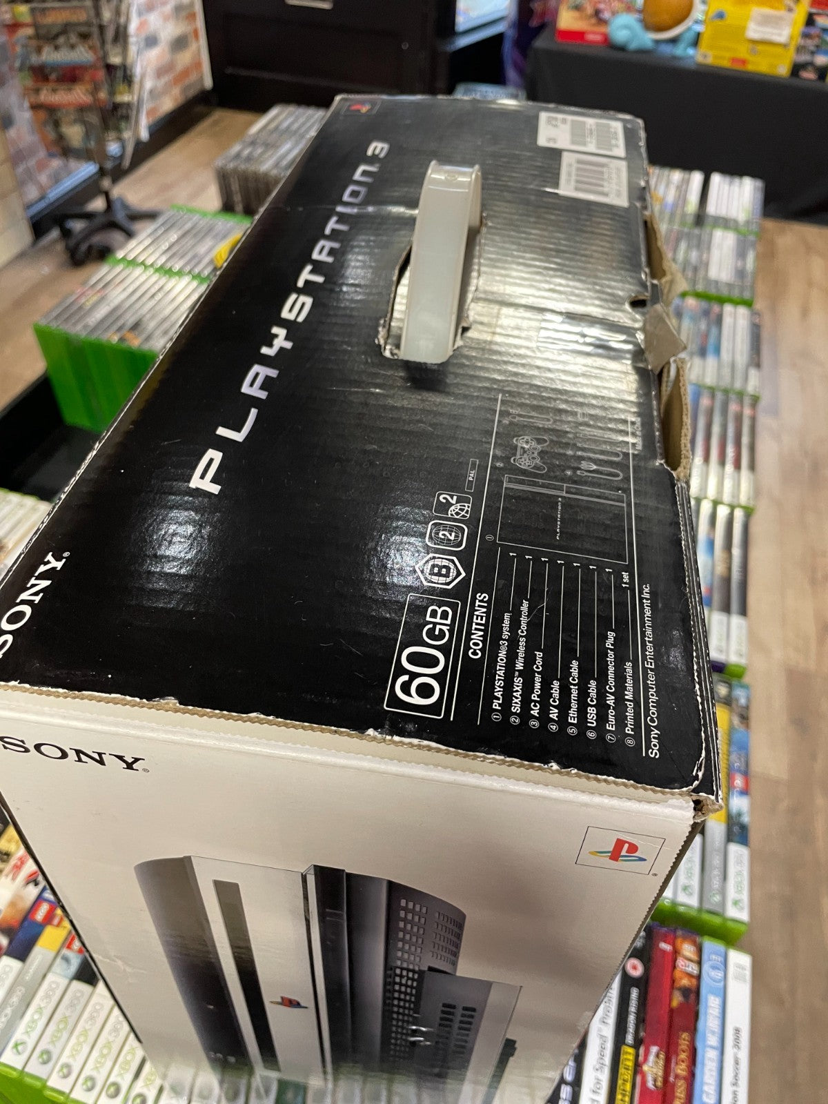 PS3 60GB Backwards Comp - Boxed - Two Controllers