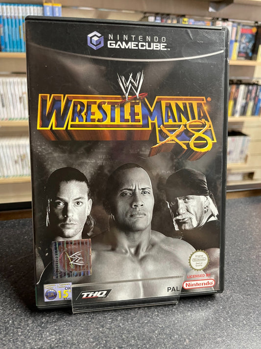 WWE Wrestle Mania X8 - Nintendo GameCube - Complete with Manual