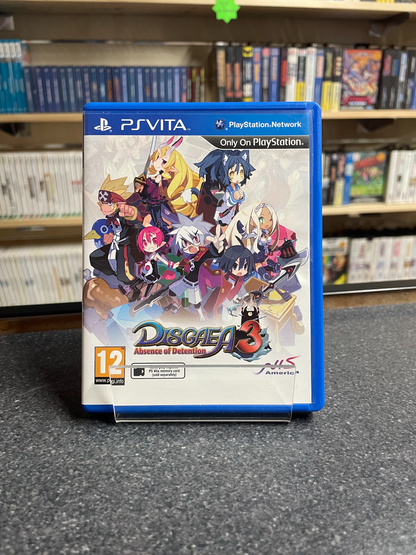 Disgaea 3: Absence of Detention - Sony - PSVITA - Boxed without Manual