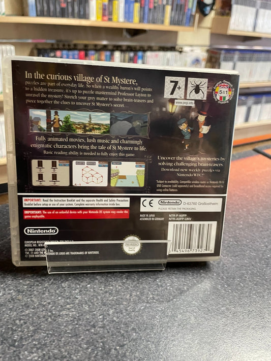 Professor Layton and the Curious Village - Nintendo DS - Boxed with Manual