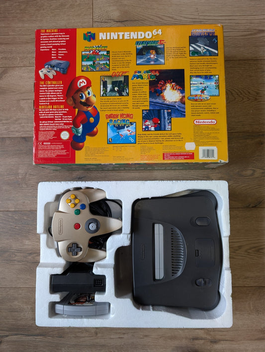 Nintendo N64 Limited Edition Gold Controller Console - Boxed with Goldeneye