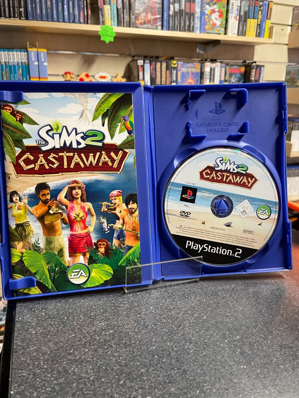 The Sims Castaway - Sony - Playstation 2 PS2 - Complete with Manual