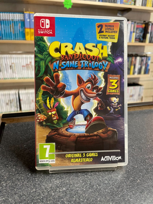 Crash Bandicoot N-Sane Trilogy - Nintendo Switch - Boxed